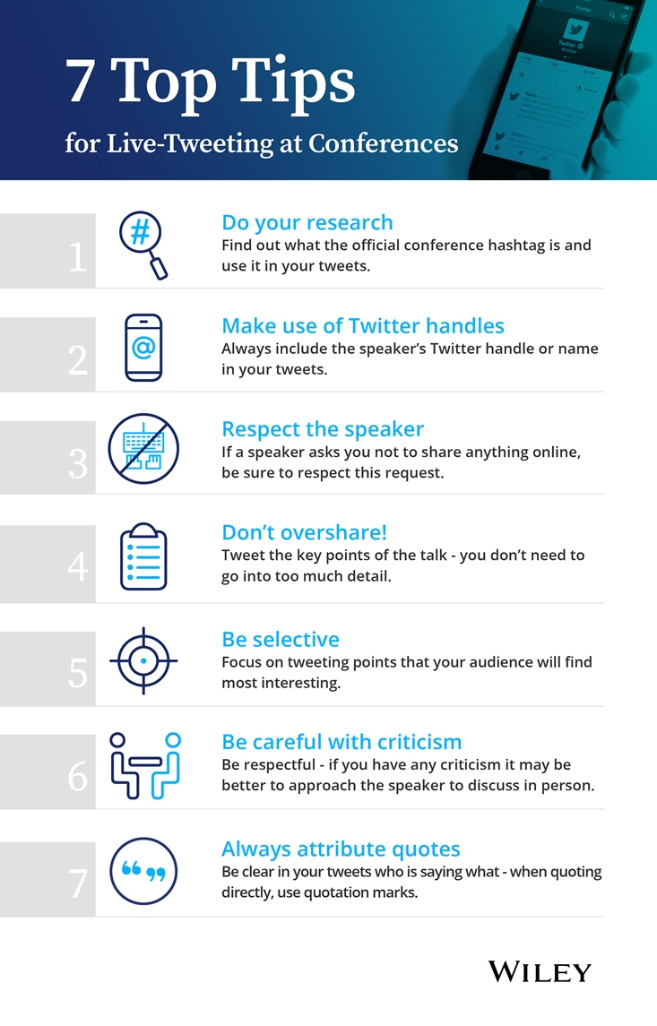 7 Top Tips for live-tweeting conferences